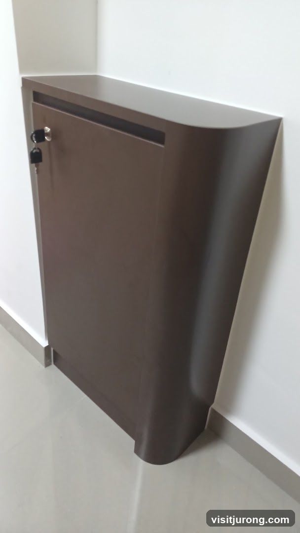 Cabinet with keys