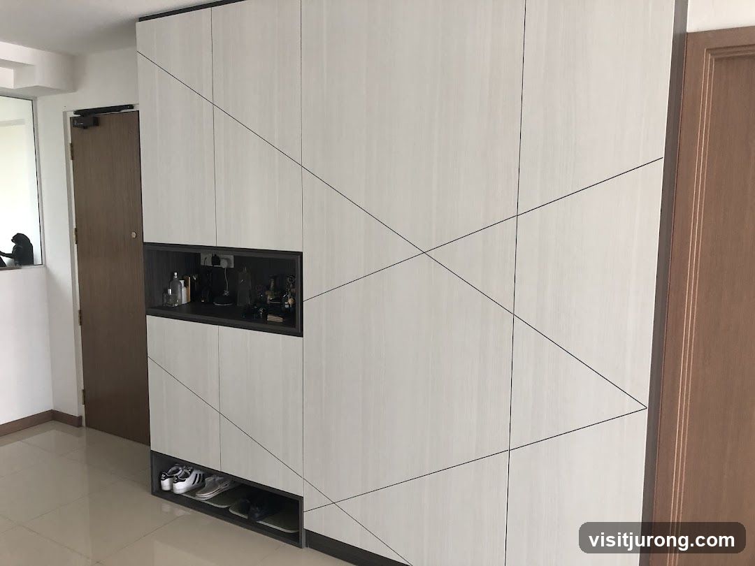 Modern Cabinet with Display Niche