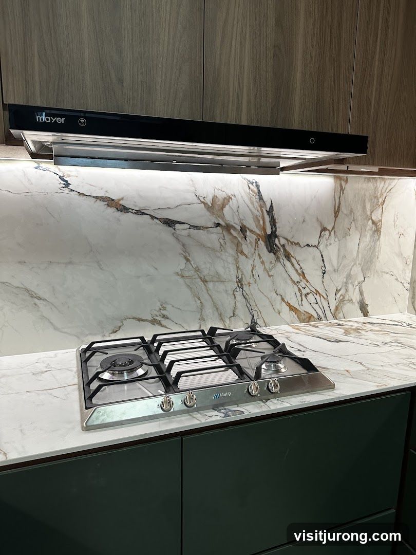 Modern Kitchen Stove and Range Hood