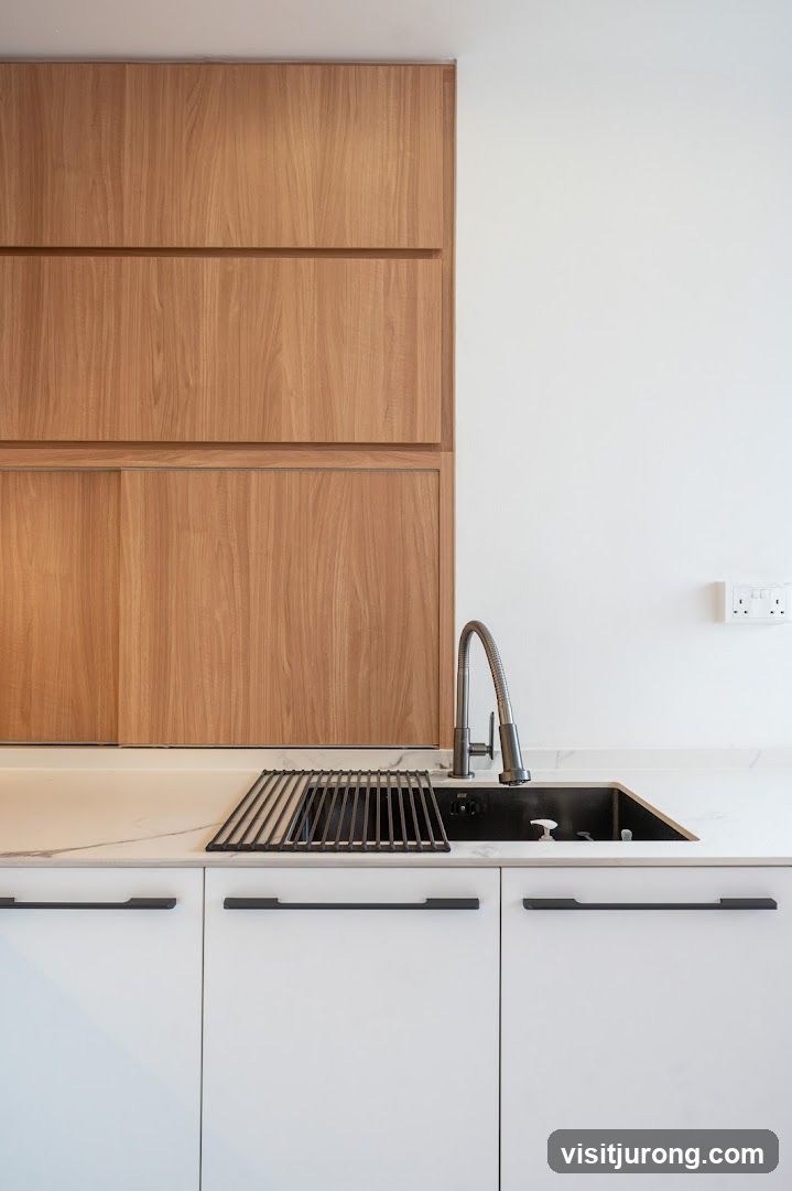 Modern Kitchen Sink Area