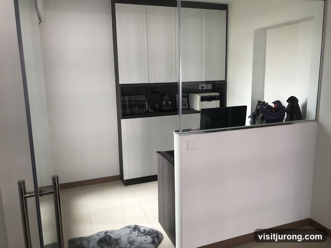 Office Interior with Figurines