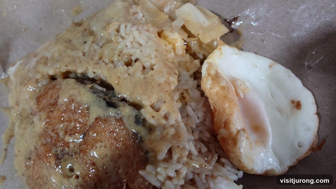 Rice dish with fried egg