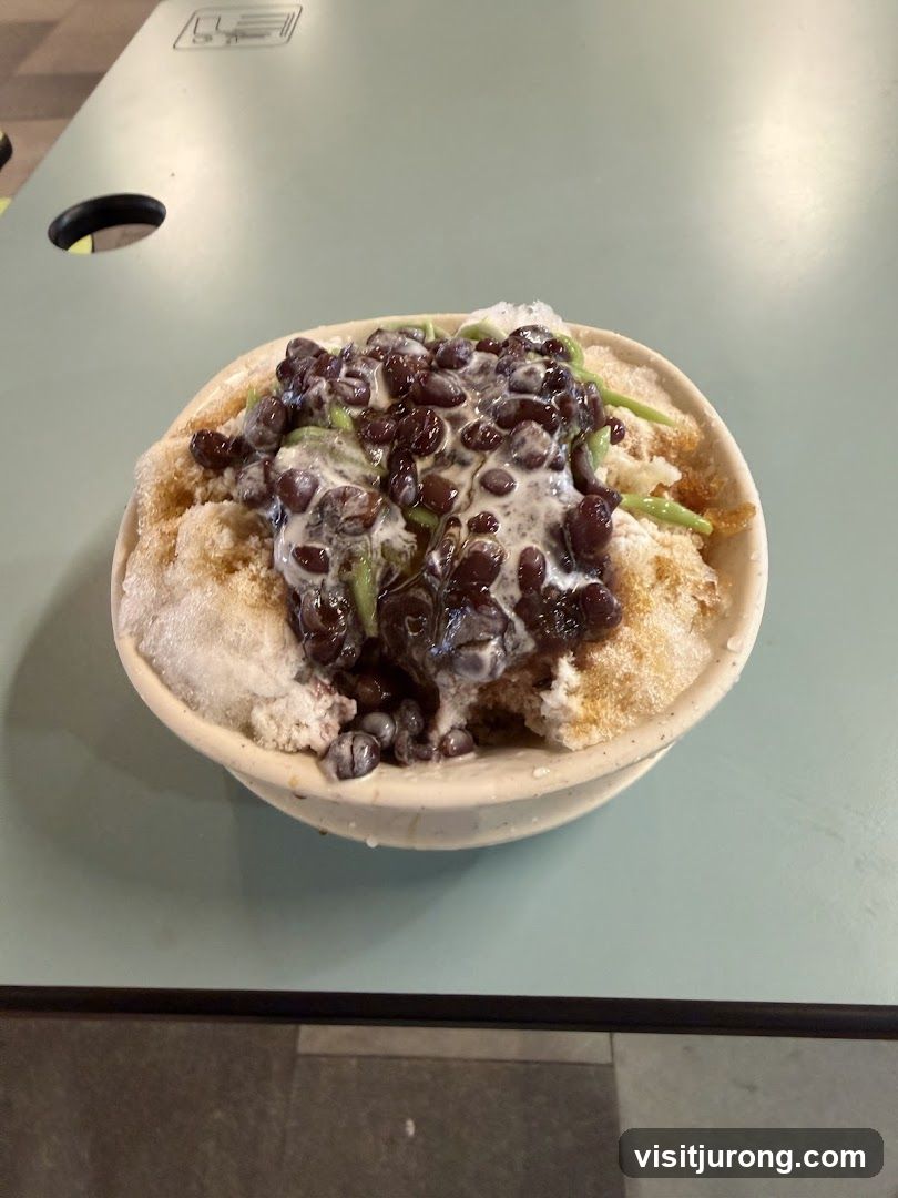 Red Bean Ice Dessert