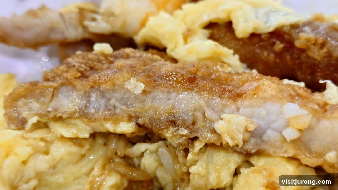 Pork Cutlet with Scrambled Eggs and Rice