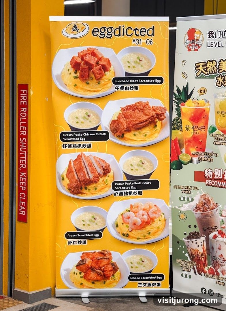 Eggdicted Menu Banner