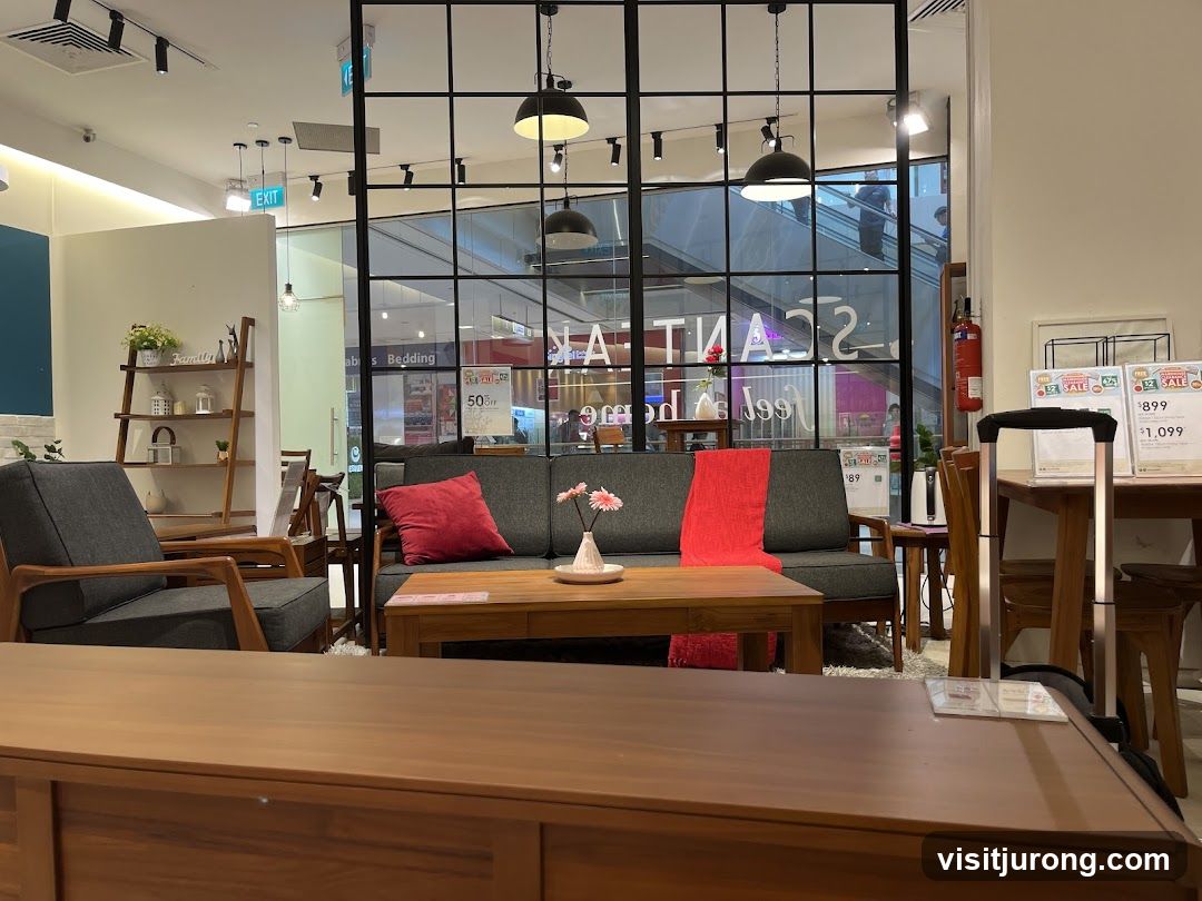 Living Room Furniture Display