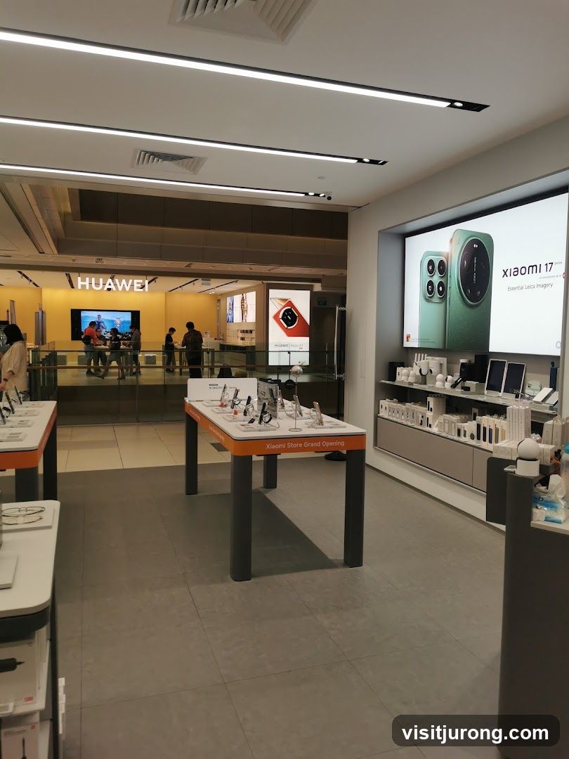 Electronics Store Interior