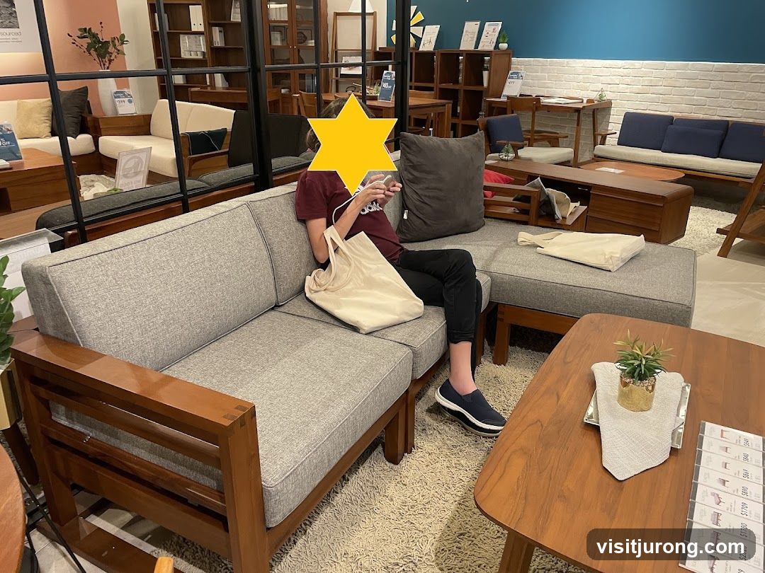 Living Room Furniture Display
