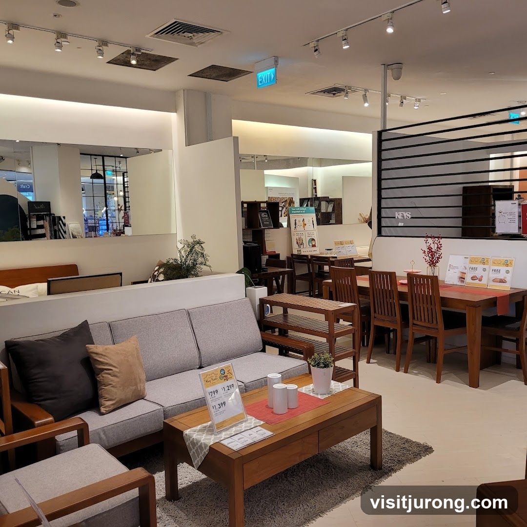 Living Room Furniture Display