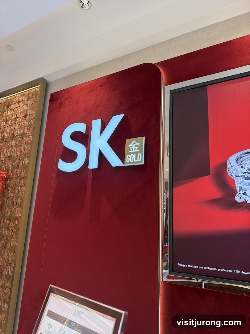SK Gold Jewelry Store Interior