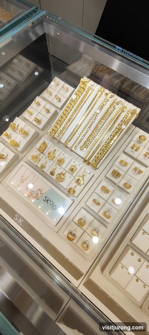 Gold Jewelry Display