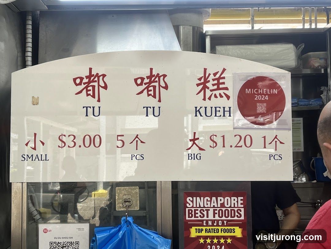 Tu Tu Kueh Menu
