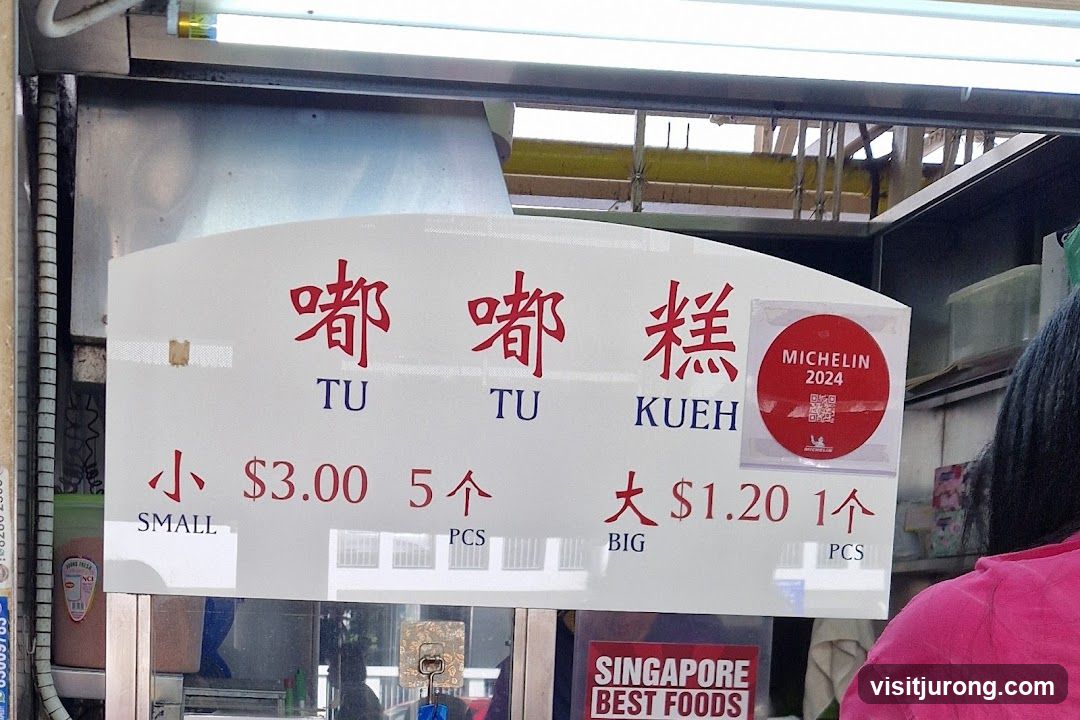 Tu Tu Kueh Menu