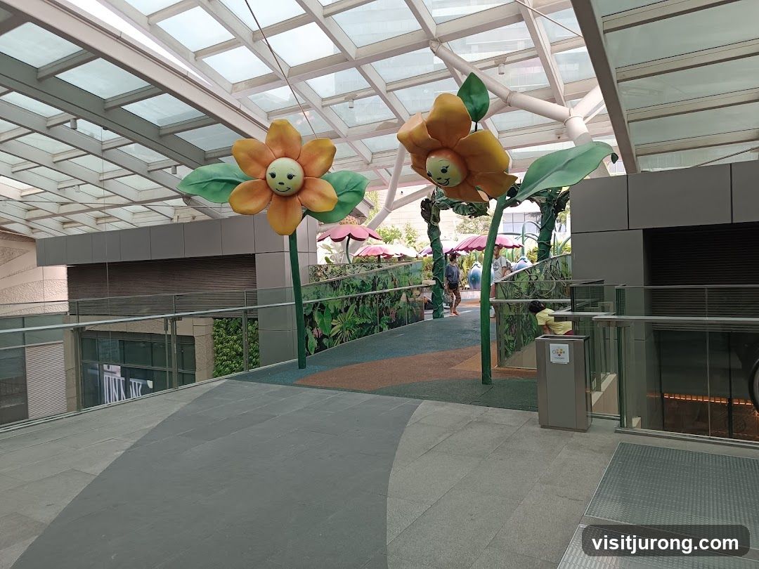 Play Area with Flower Decorations