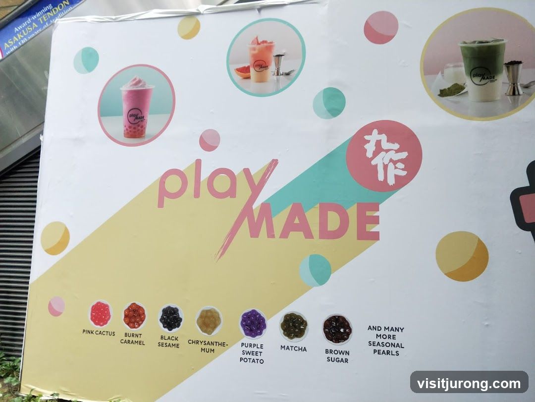 Play Made Bubble Tea Menu