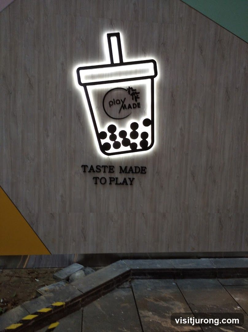 Play Made Bubble Tea Sign