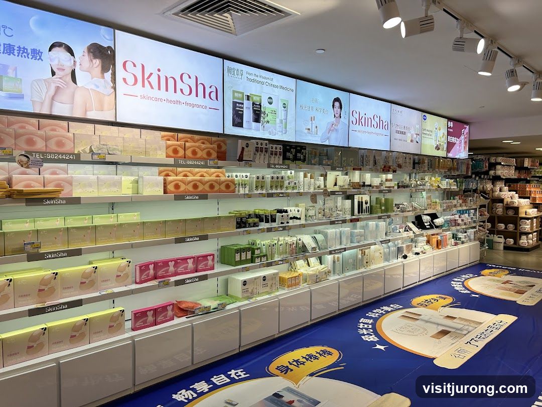 SkinSha Store Interior