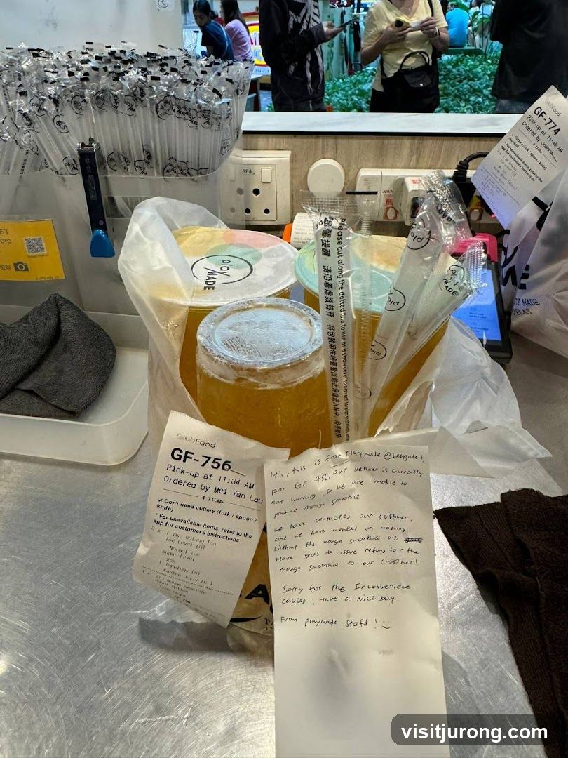 Beverage Order with Note