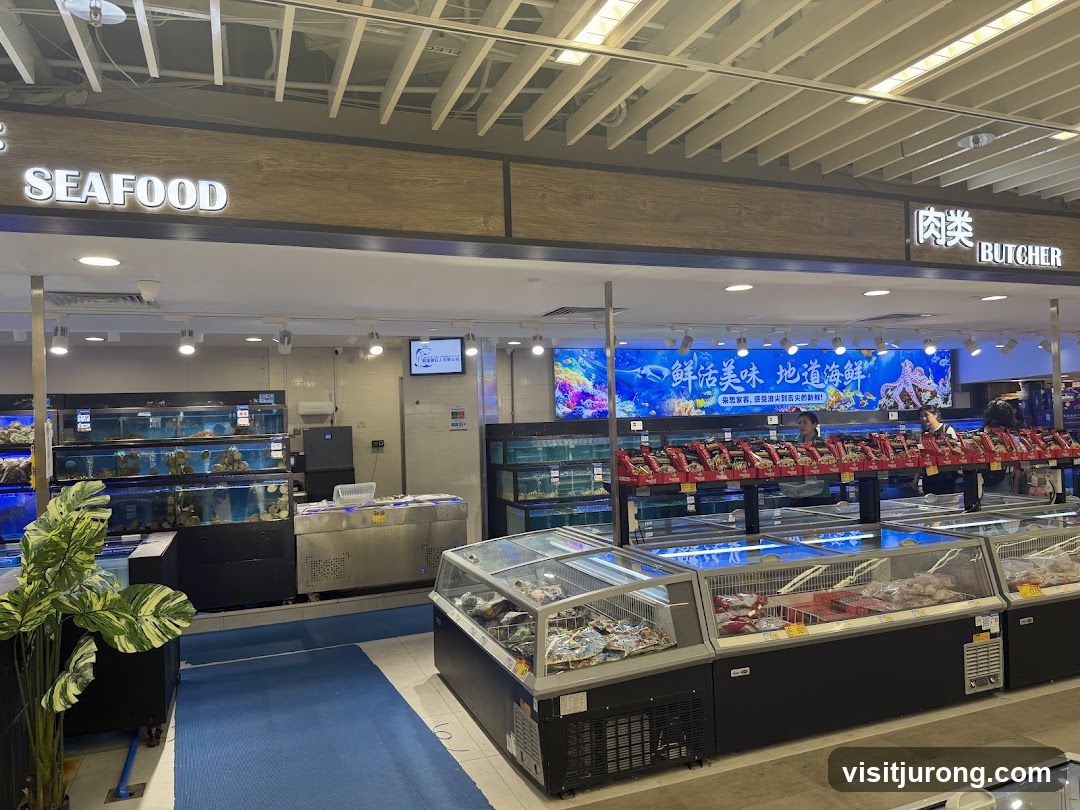 Seafood and Butcher Section