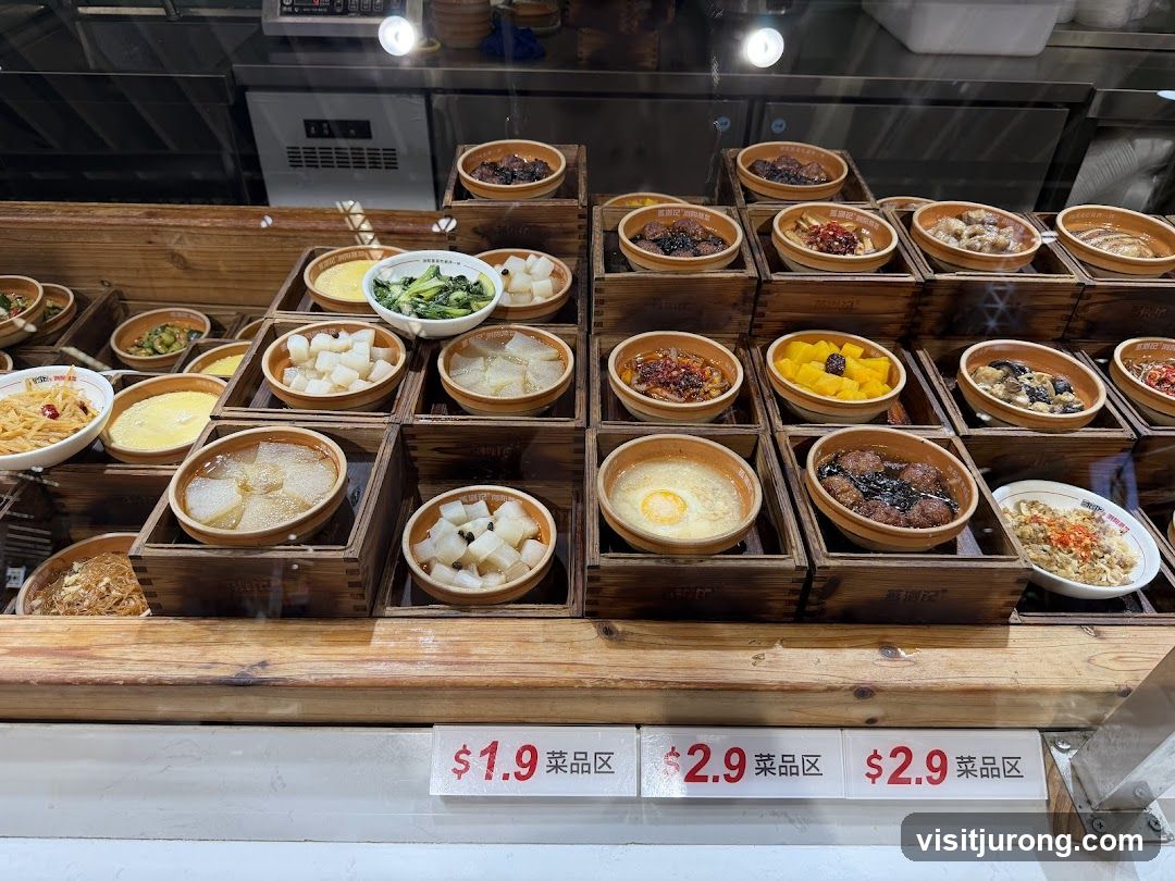 Food Display with Pricing