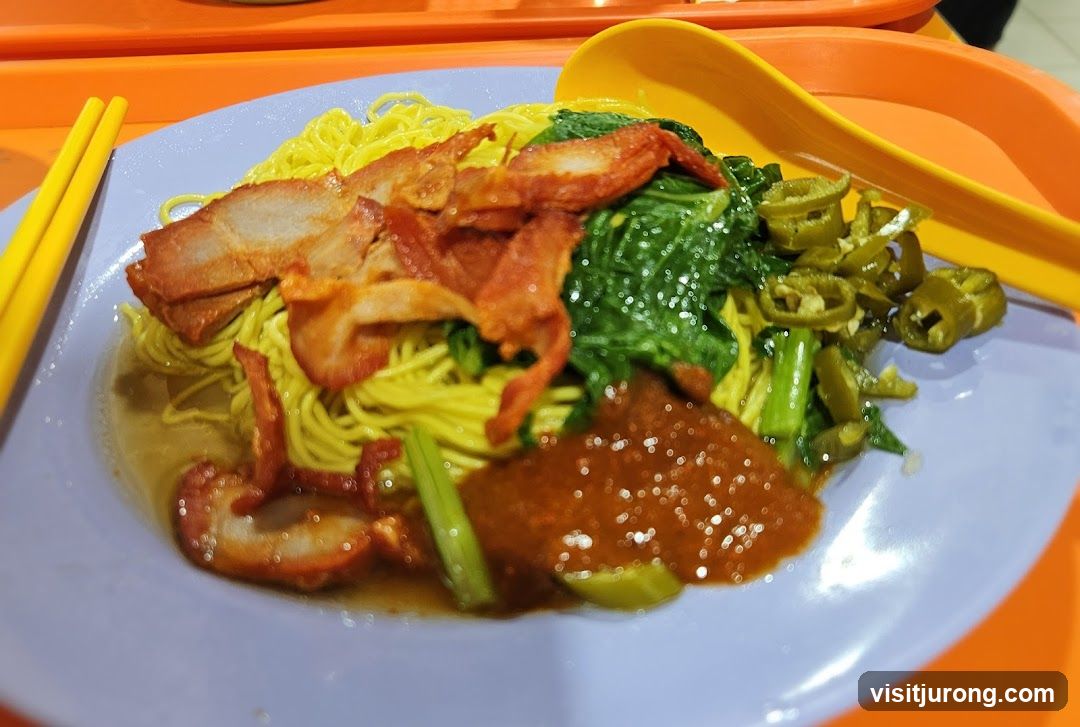 Noodles with Char Siu and Vegetables