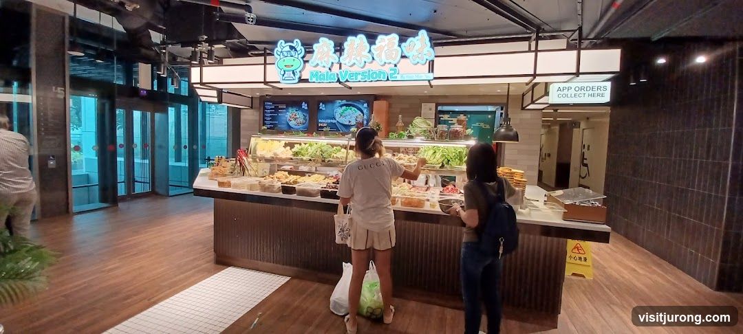 Food Stall with Fresh Ingredients