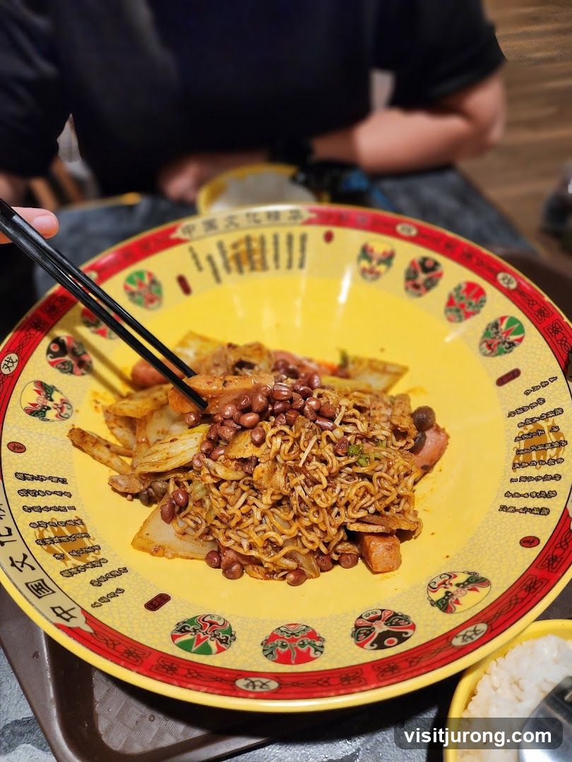 Spicy Noodles with Peanuts