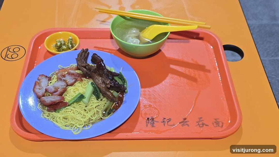 Noodles with Char Siu and Chicken Feet