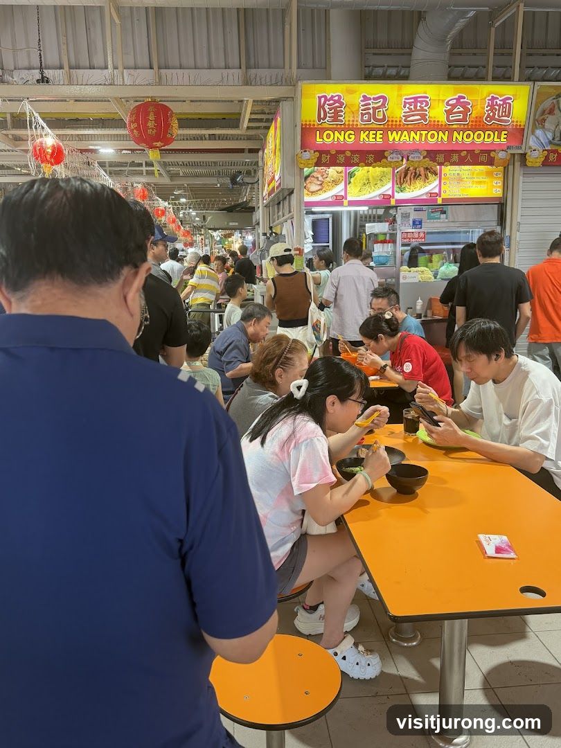 Busy Food Stall
