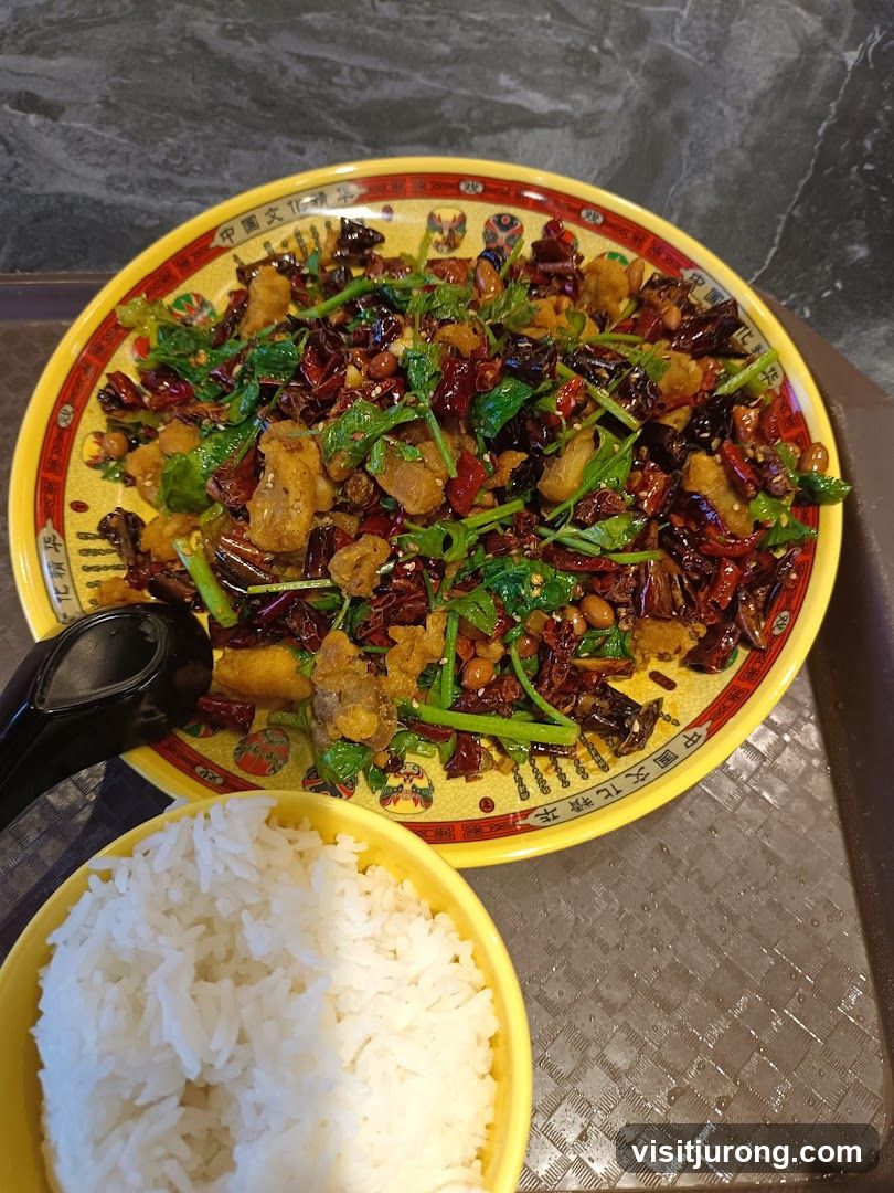 Spicy Stir-Fried Dish with Rice