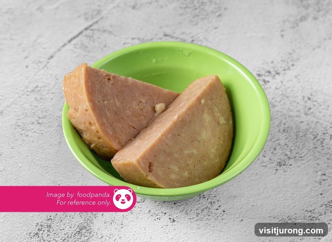 Spam Slices in Bowl
