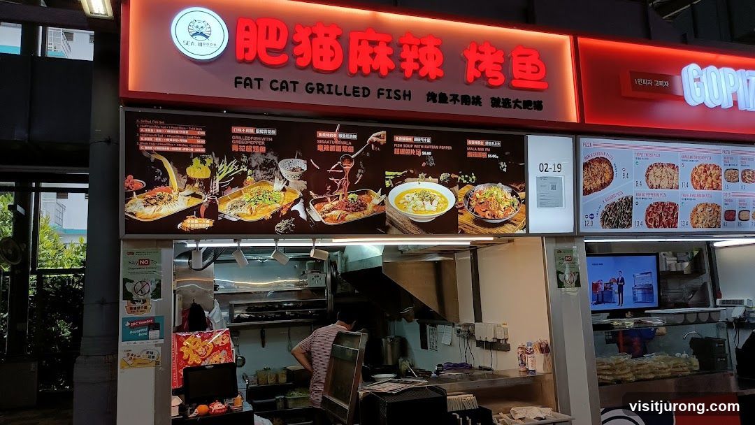Fat Cat Grilled Fish and Go Pizza Stall