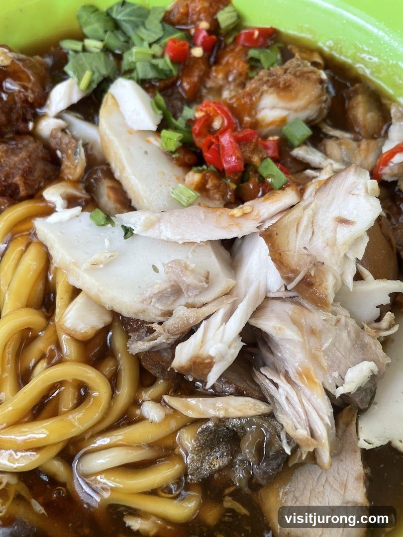 Noodle Soup with Fish and Meat