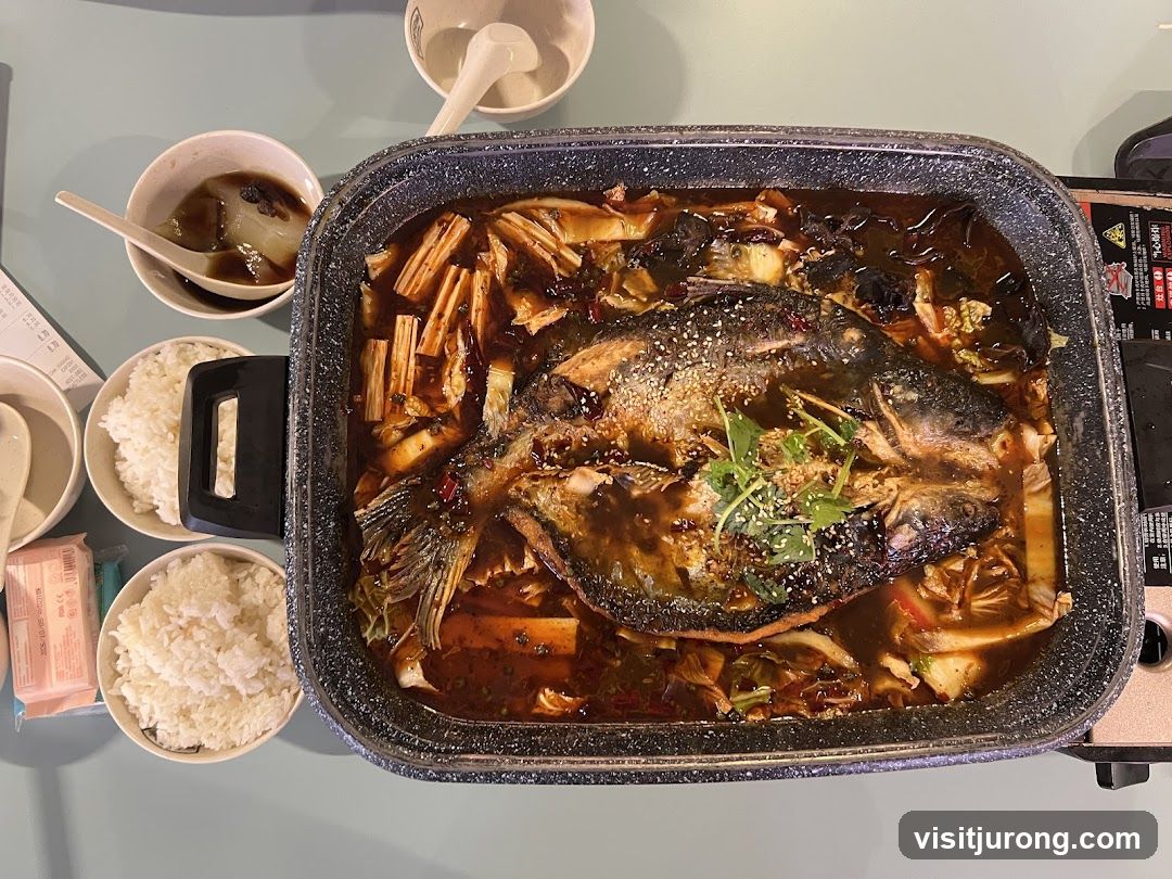 Spicy Braised Fish with Rice