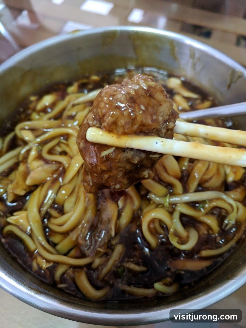 Noodles with Meatball