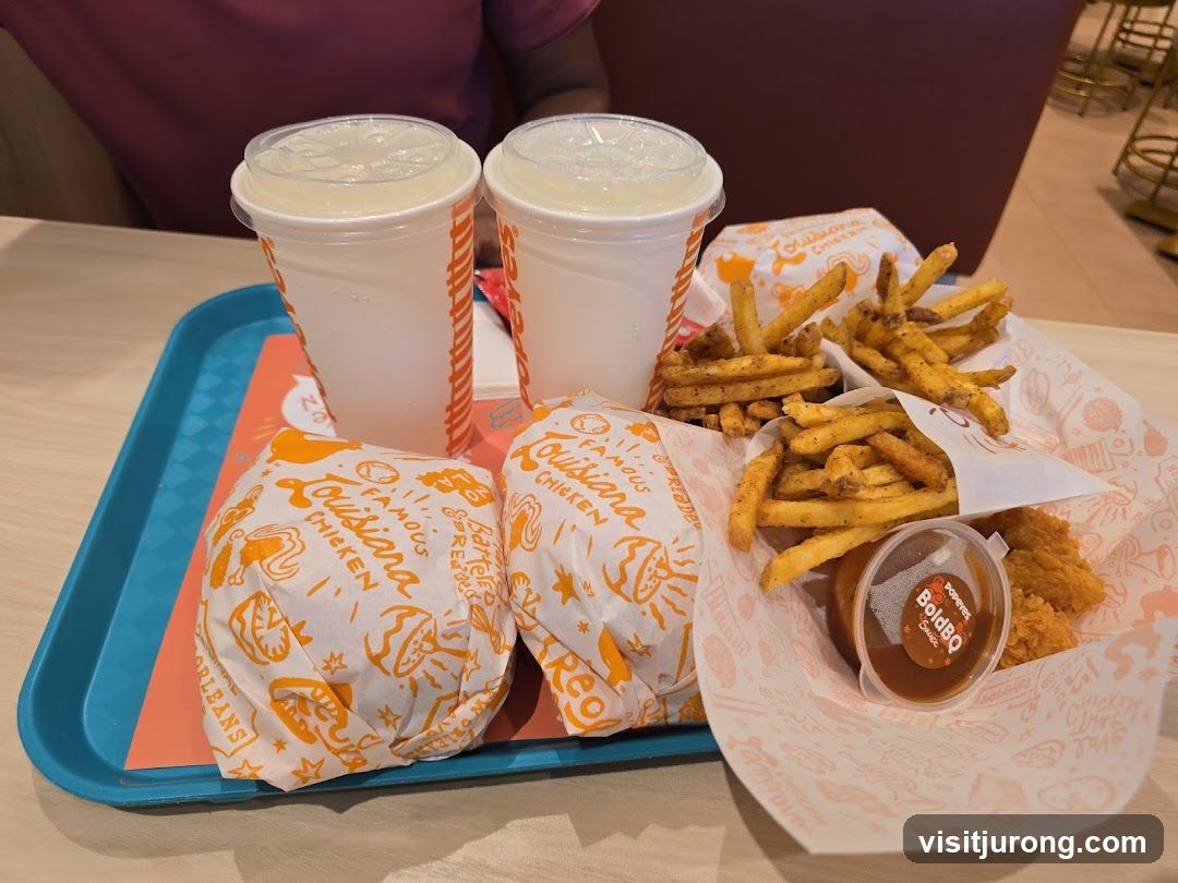 Popeyes Chicken Meal