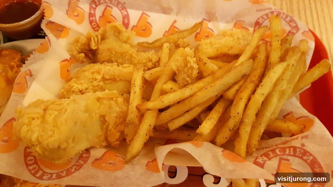 Popeyes Chicken and Fries