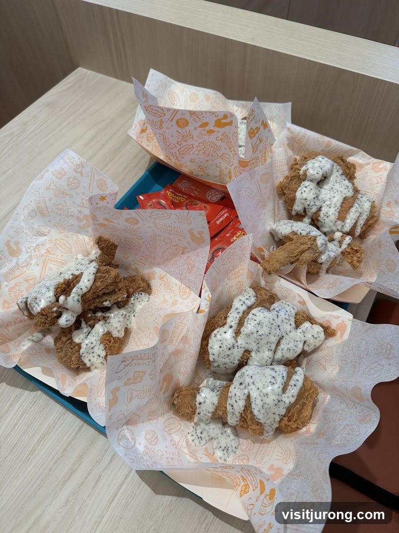 Fried Chicken with Sauce