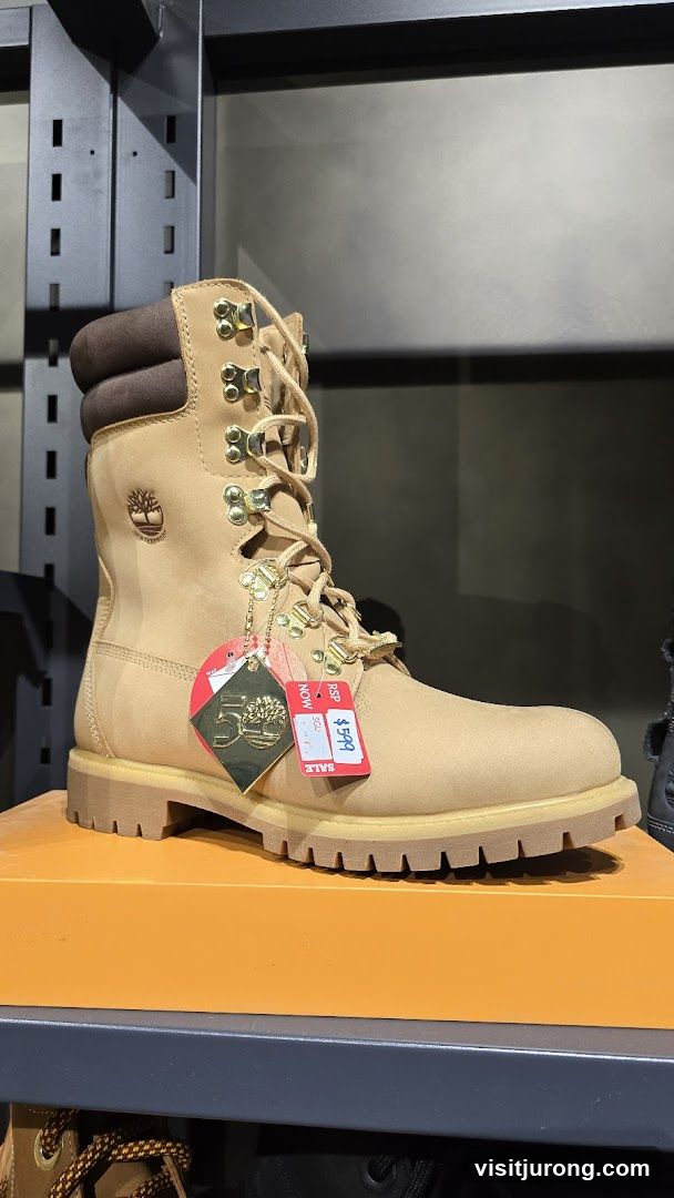 Timberland Boots on Display