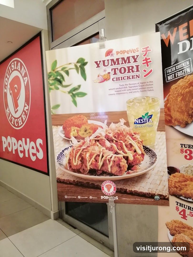 Popeyes Yummy Tori Chicken Advertisement