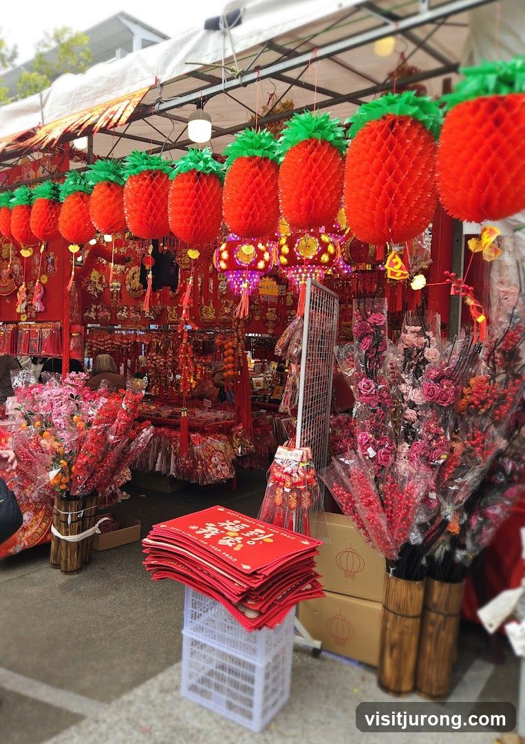 Chinese New Year Decorations Stall