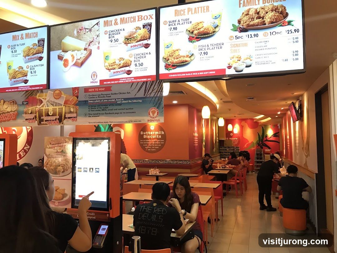 Popeyes Restaurant Interior