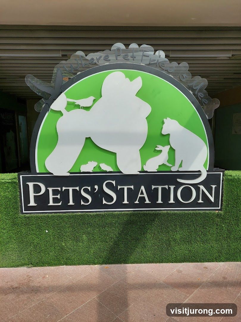 Pets' Station Sign