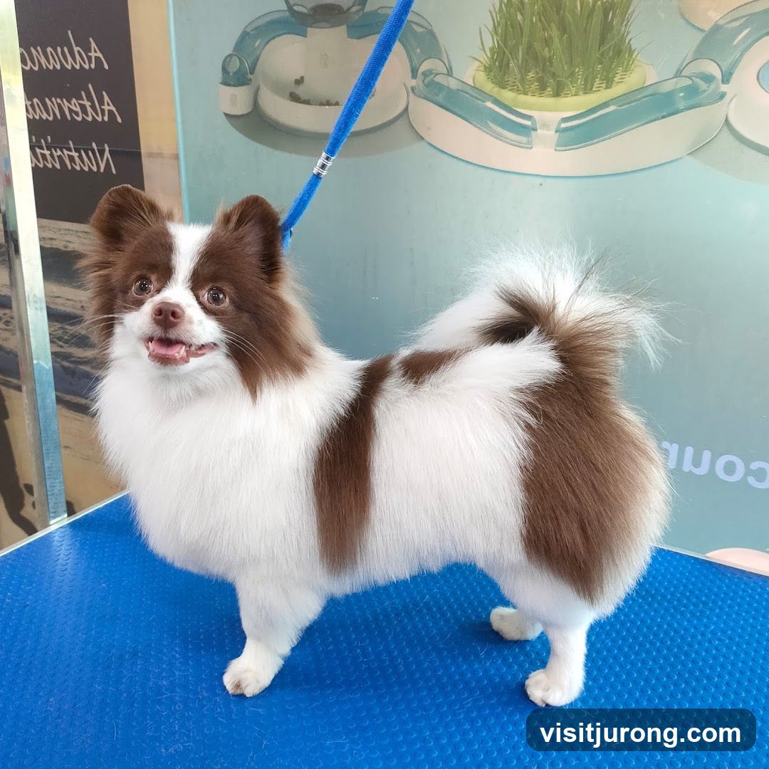 Groomed Pomeranian Dog