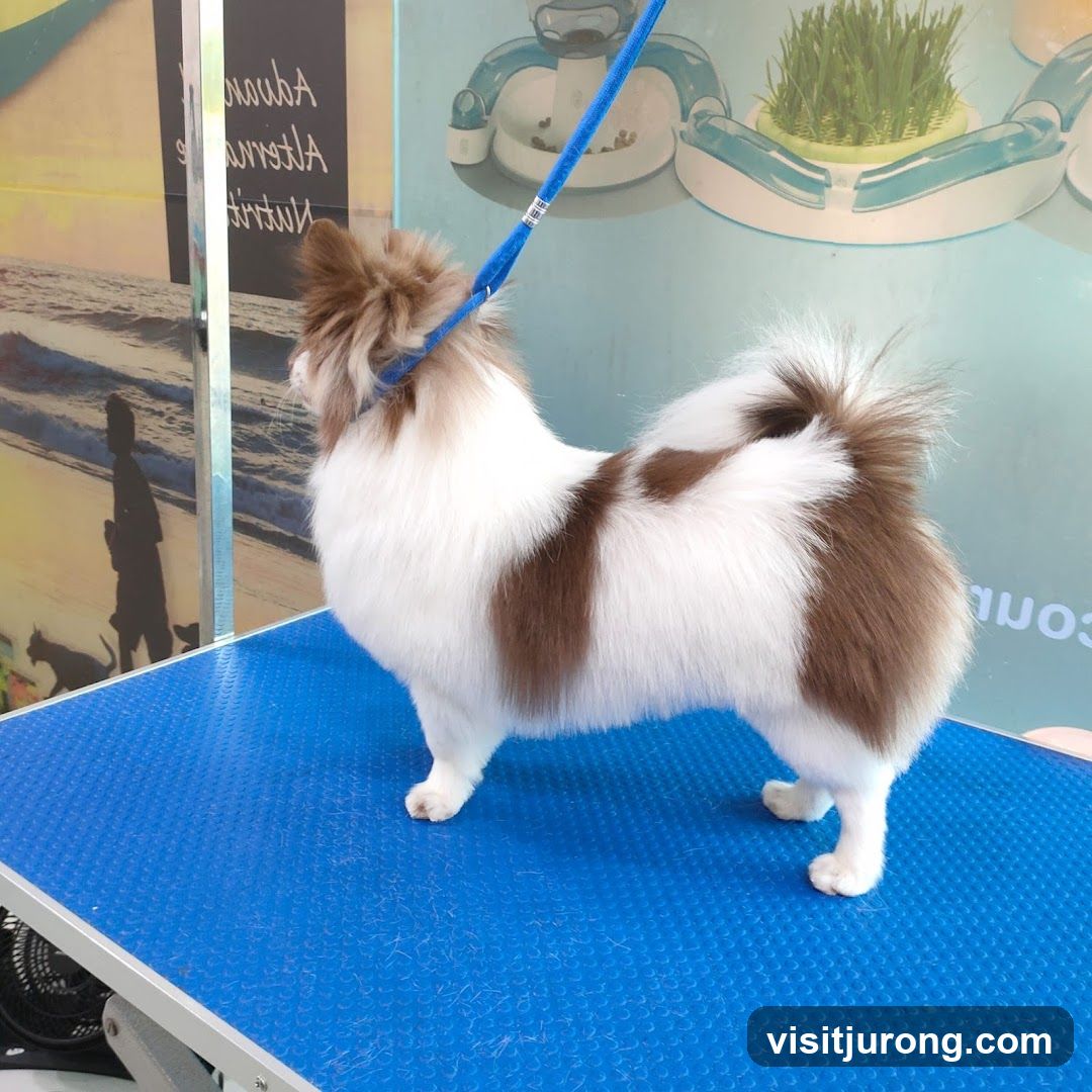 Groomed Dog on Table