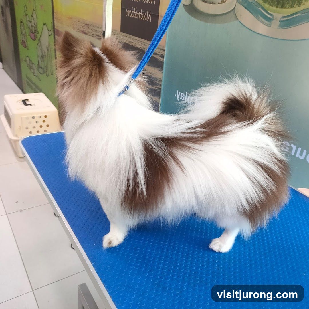 Dog grooming table