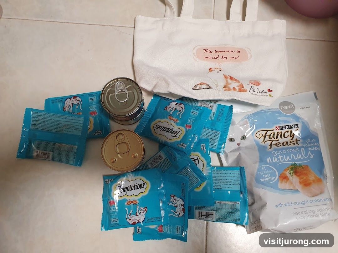 Cat Food and Tote Bag