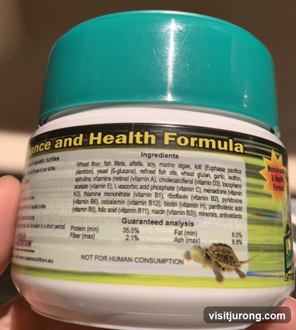 Turtle Food Container