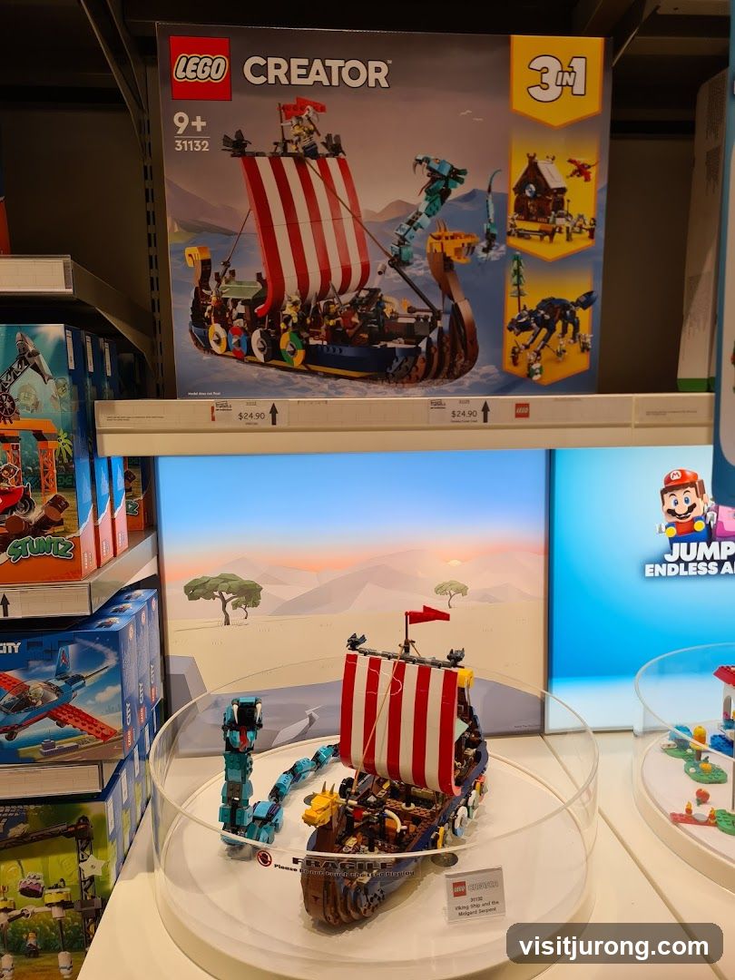 LEGO Creator Viking Ship Display