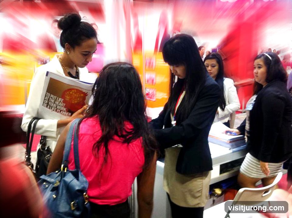 People at a promotional event